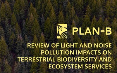 The PLAN-B review of light and noise pollution impacts on terrestrial biodiversity and ecosystem services