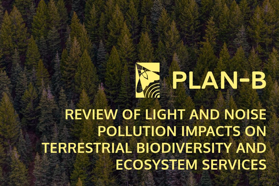 The PLAN-B review of light and noise pollution impacts on terrestrial ...